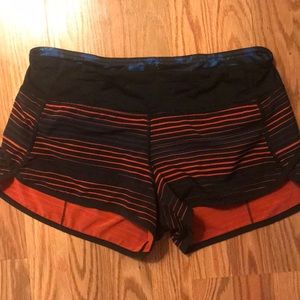 Lululemon lemon running shorts